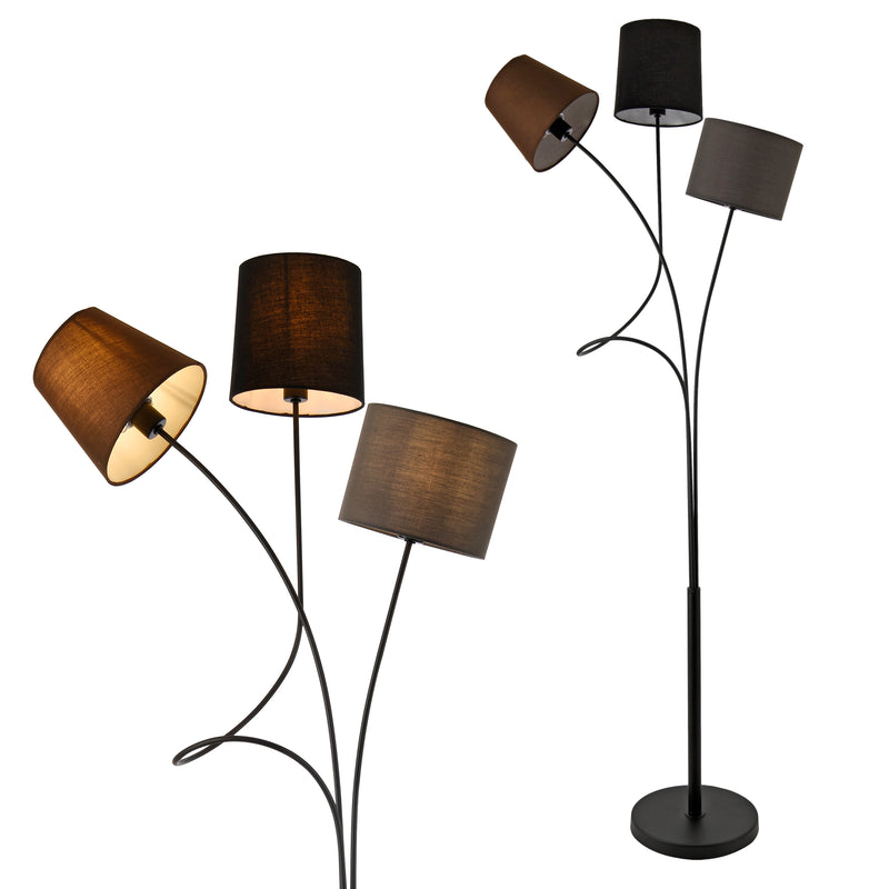 Maatschets Vloerlamp staande lamp Treviso 146 cm meerkleurig 3xE14
