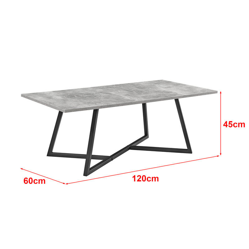 Maatschets Salontafel Mosta 120x60x45 cm - 2 varianten