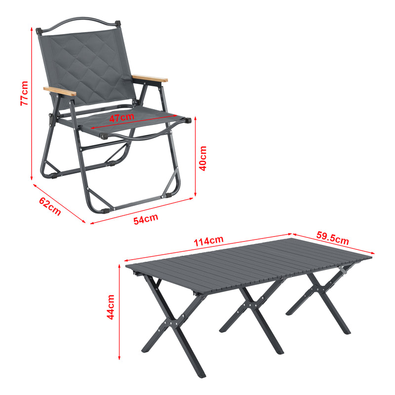 Maatschets Tuinset Botrugno 5-delig campingset casa.pro