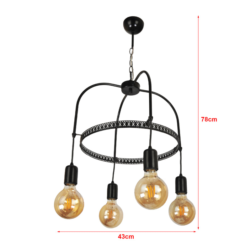 Maatschets lux.pro Hanglamp Llandudno E27 - 5 varianten
