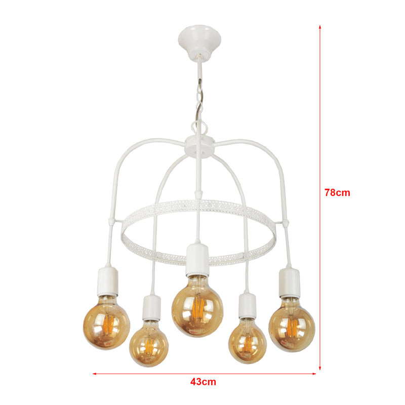 Maatschets lux.pro Hanglamp Llandudno E27 - 5 varianten