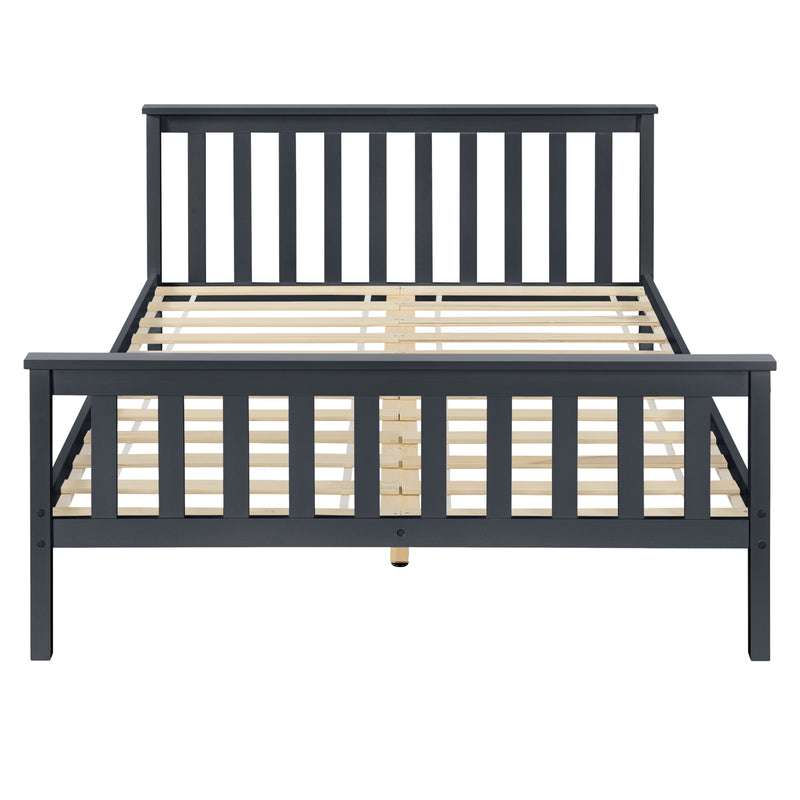 Maatschets Houten bed Sterk massief grenen bedframe - verschillende maten en kleuren