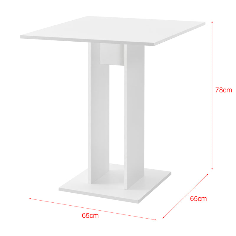Maatschets Design eettafel Lindesnes vierkant 65x65x78 cm - verschillende kleuren