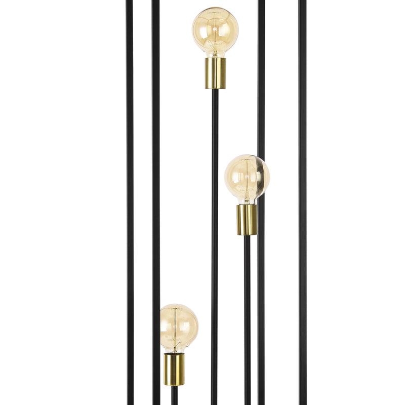Maatschets Vloerlamp staande lamp 140x30x30 cm Groningen 3xE27 - verschillende kleuren