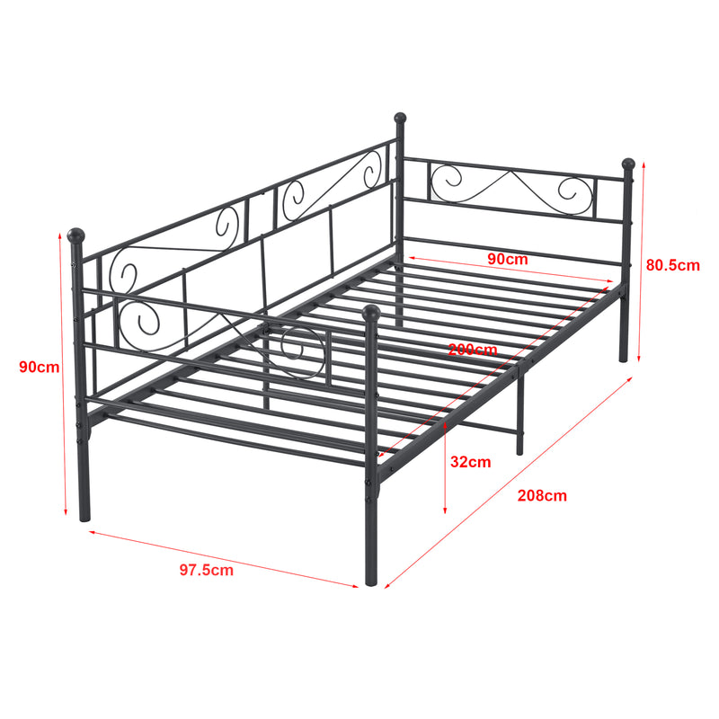 Maatschets Eenpersoons slaapbank of 3-zitsbank Kerava 90x200 cm - 3 varianten