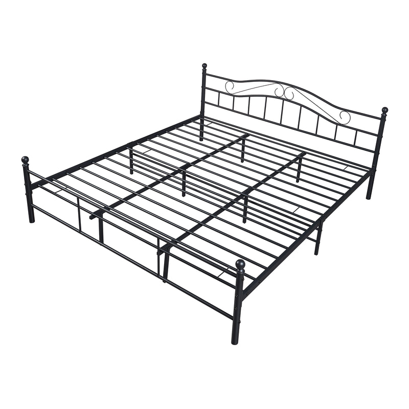 Maatschets Metalen bedframe Florenz incl. matras en bedbodem - verschillende maten en kleuren