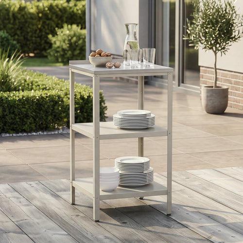 Bijzettafel Bolognano voor buiten 92x50x50 cm casa.pro