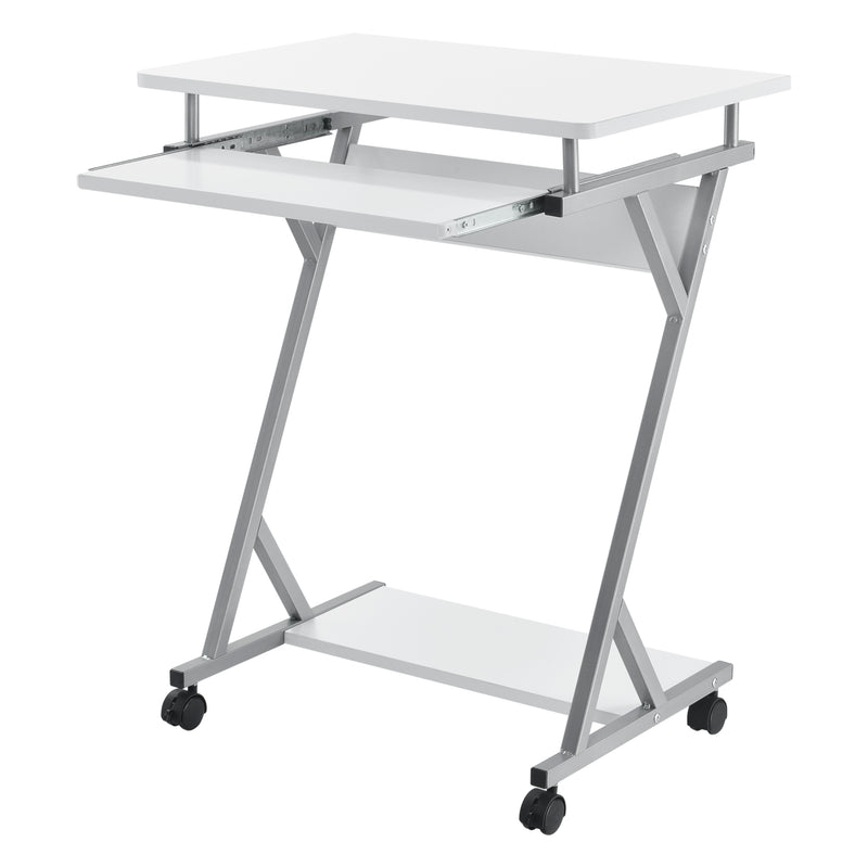 Maatschets Computertafel bureau op wielen pc tafel 60x40x75 cm - 3 varianten