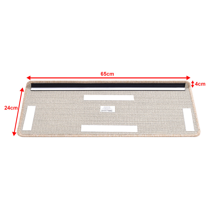 Maatschets Trapmat zelfklevend set van 15 65x24+4 cm - 4 varianten