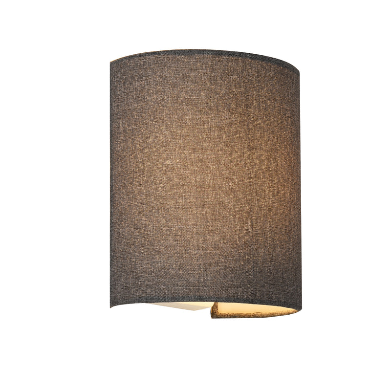 Maatschets Design wandlamp Utrecht metaal en stof 20x17,5x13 cm E27 - 3 kleuren