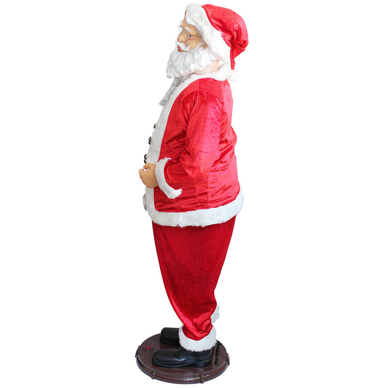 Maatschets Kerstman met bewegingssensor en/ of karaoke functie - 2 modellen