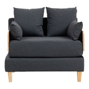 Slaapbank Seinlus 1-zits 81x88x68 cm [en.casa]