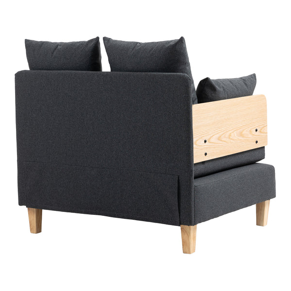 Slaapbank Seinlus 1-zits 81x88x68 cm [en.casa]