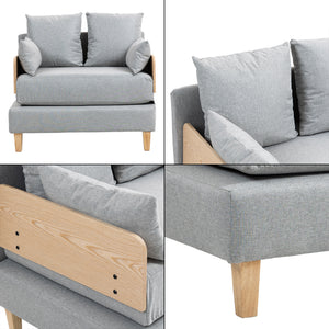 Slaapbank Seinlus 1-zits 81x88x68 cm [en.casa]