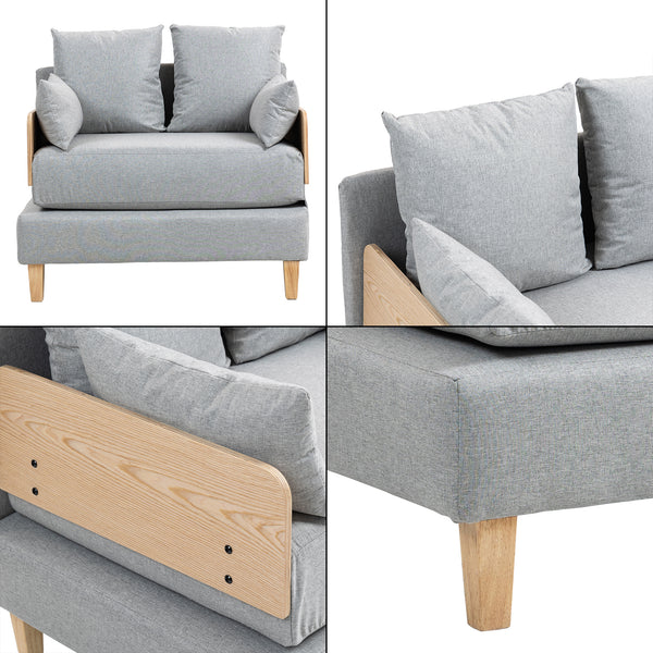 Slaapbank Seinlus 1-zits 81x88x68 cm [en.casa]