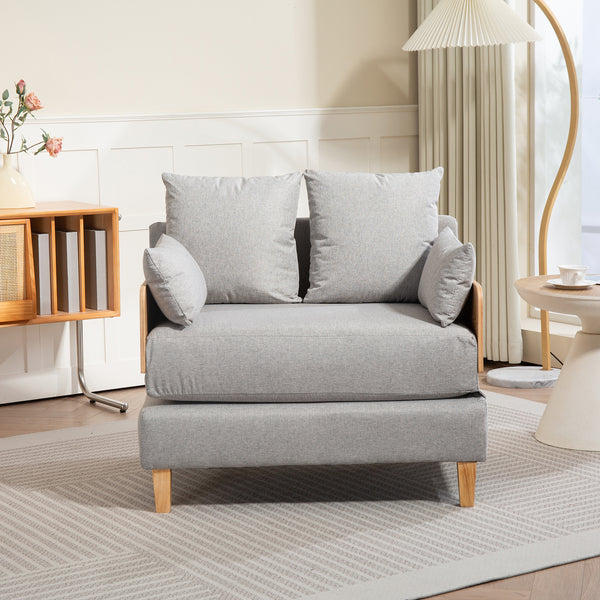 Slaapbank Seinlus 1-zits 81x88x68 cm [en.casa]