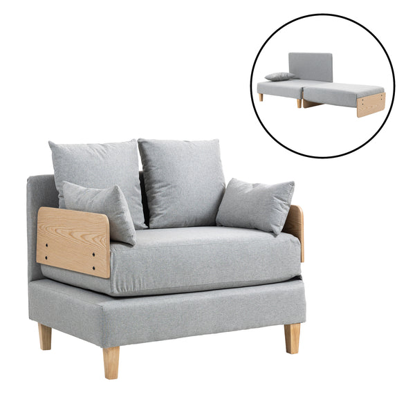 Slaapbank Seinlus 1-zits 81x88x68 cm [en.casa]