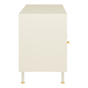 Tv meubel Lindau 120x40x59 cm cremewit [en.casa]