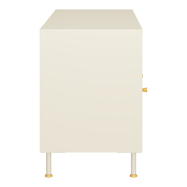 Tv meubel Lindau 120x40x59 cm cremewit [en.casa]