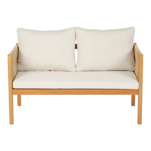 Tuinset Cannole 4-delig houtkleurig en beige casa.pro