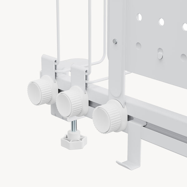 Bureau organizer Sauda 50x50 cm wit [en.casa]