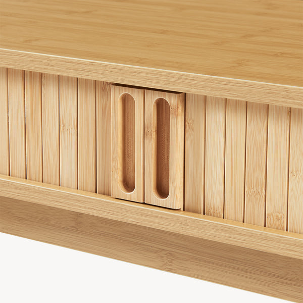 Consoletafel Tysvær bamboe 110x40x78 cm naturel [en.casa]