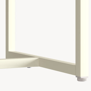 Dressoir Viitasaari commode met 3 deuren 120x40x80 cm crèmewit [en.casa]