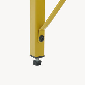 Salontafel Reyri 80x45x42 cm Wit/Goudkleurig