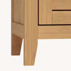 Bijzetkast Rirg 92x50x25 cm Bamboe Naturel [en.casa]