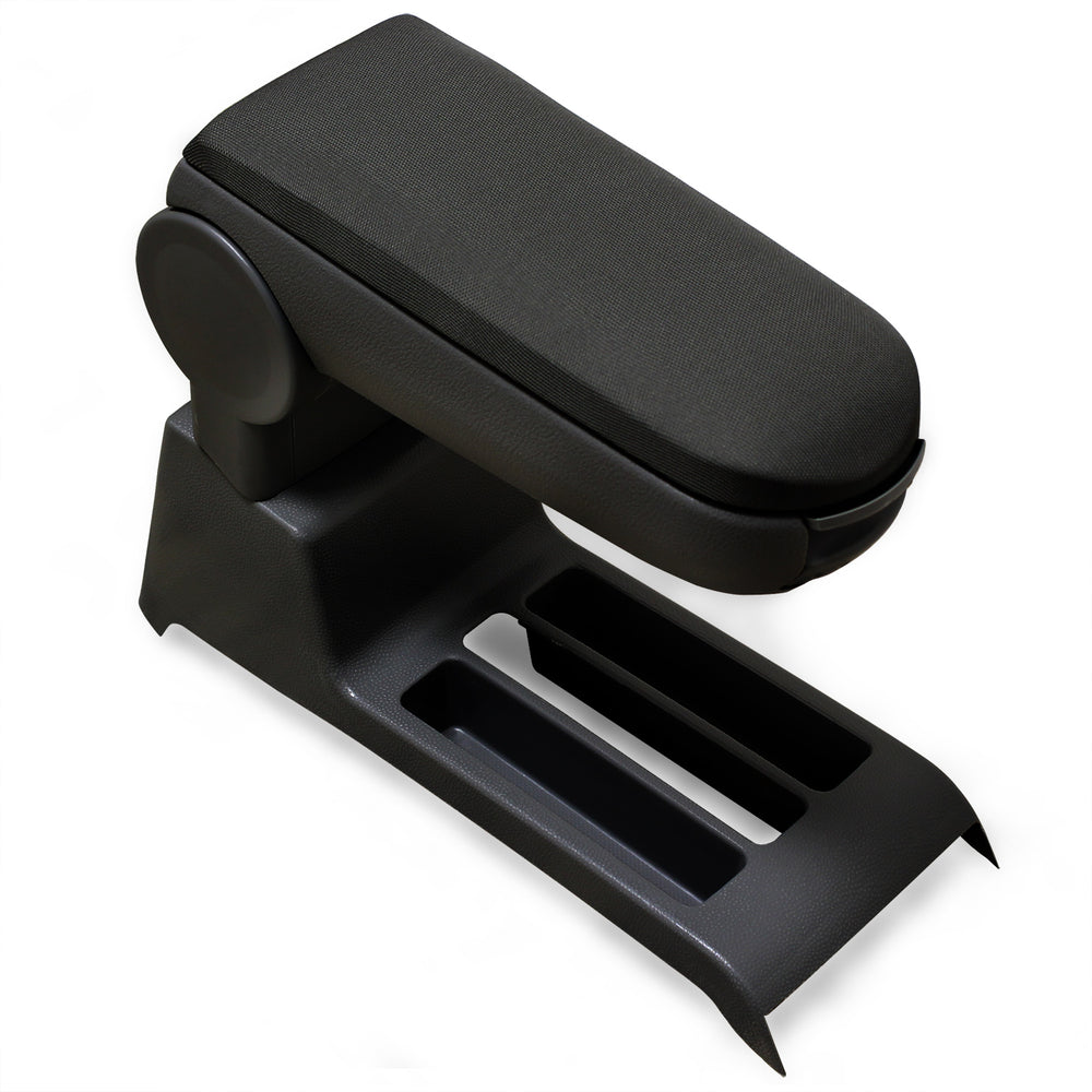 Middenarmsteun VW Polo 9N 9N2 9N3 met opbergvak Textiel Zwart pro.tec - premiumXL