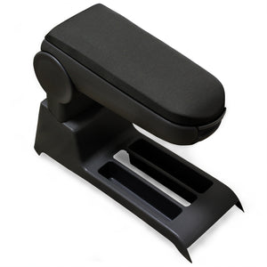 Middenarmsteun VW Polo 9N 9N2 9N3 met opbergvak Textiel Zwart pro.tec - premiumXL