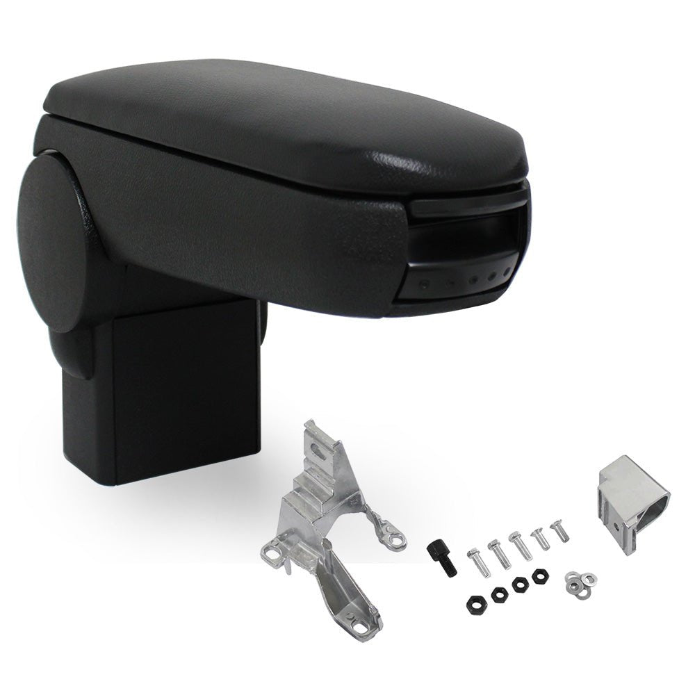 Middenarmsteun VW Bora IV Beetle met opbergvak kunstleder zwart pro.tec - premiumXL