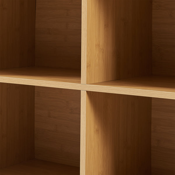 Sideboard Nordkapp dressoir met schuifdeuren 100x40x80 cm naturel [en.casa]