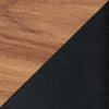 Bijzettafel Nolarg 65x30x61 cm Zwart/Walnootlook [en.casa]
