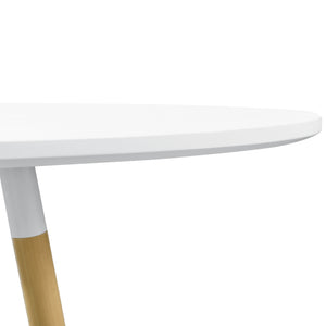 Design eettafel Camille Ø80x75 cm MDF rond wit