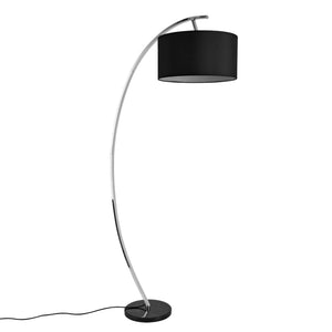 Vloerlamp staande lamp Steiermark 153xØ40 cm E27 zwart