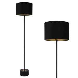 Vloerlamp Apeldoorn staande lamp 157xØ35 cm E27 zwart