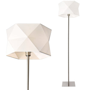 Vloerlamp 152 cm staande lamp Narwa E27 chroom en wit