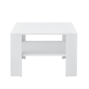 Salontafel Leiden vierkant 60x60x40 wit