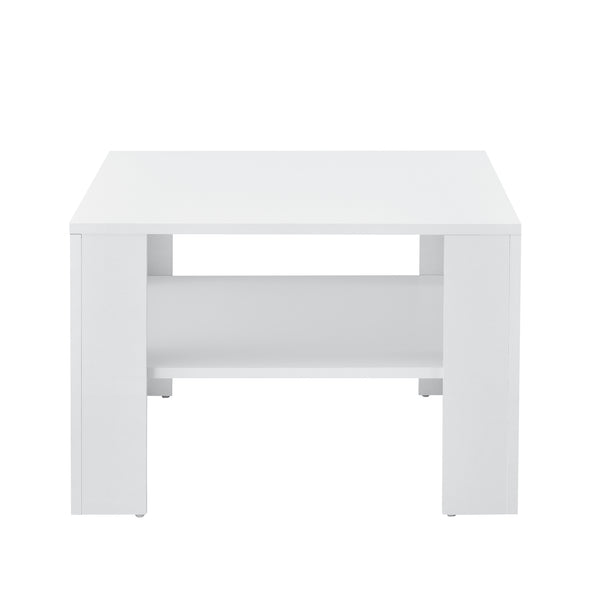 Salontafel Leiden vierkant 60x60x40 wit