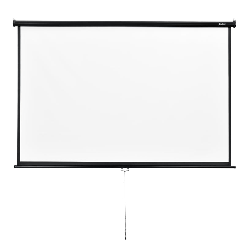 Maatschets Projectiescherm wit en zwart 203x203 cm 113"