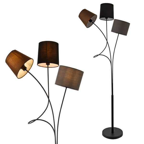Vloerlamp staande lamp Treviso 146 cm meerkleurig 3xE14 