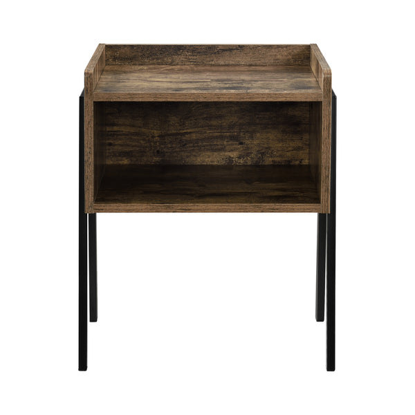 Moderne nachtkastje Madeira 52x42x35 cm hout en zwart