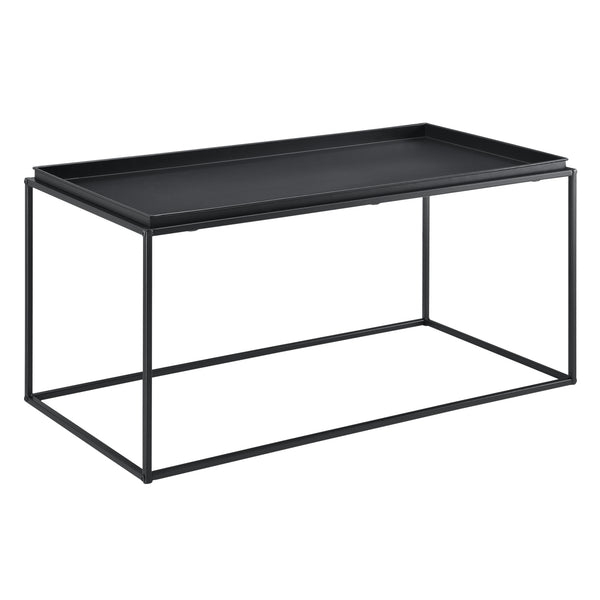 Salontafel zwart metaal 47x100x50 cm