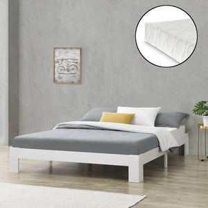 Houten bed Raisio grenen met bedbodem en matras - 18 varianten