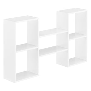 Wandplank Lillesand 4 vakken en 2 planken 101x18x60 cm wit