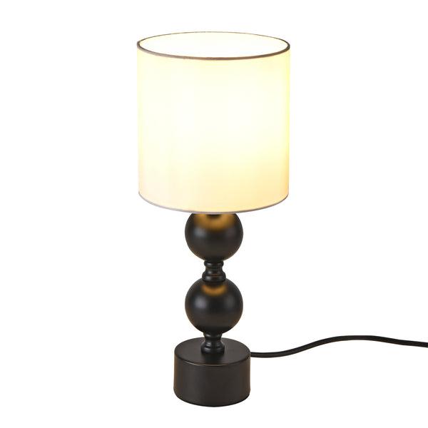[lux.pro] Tafellamp Wrexham bureaulamp 40 cm E14 zwart en wit