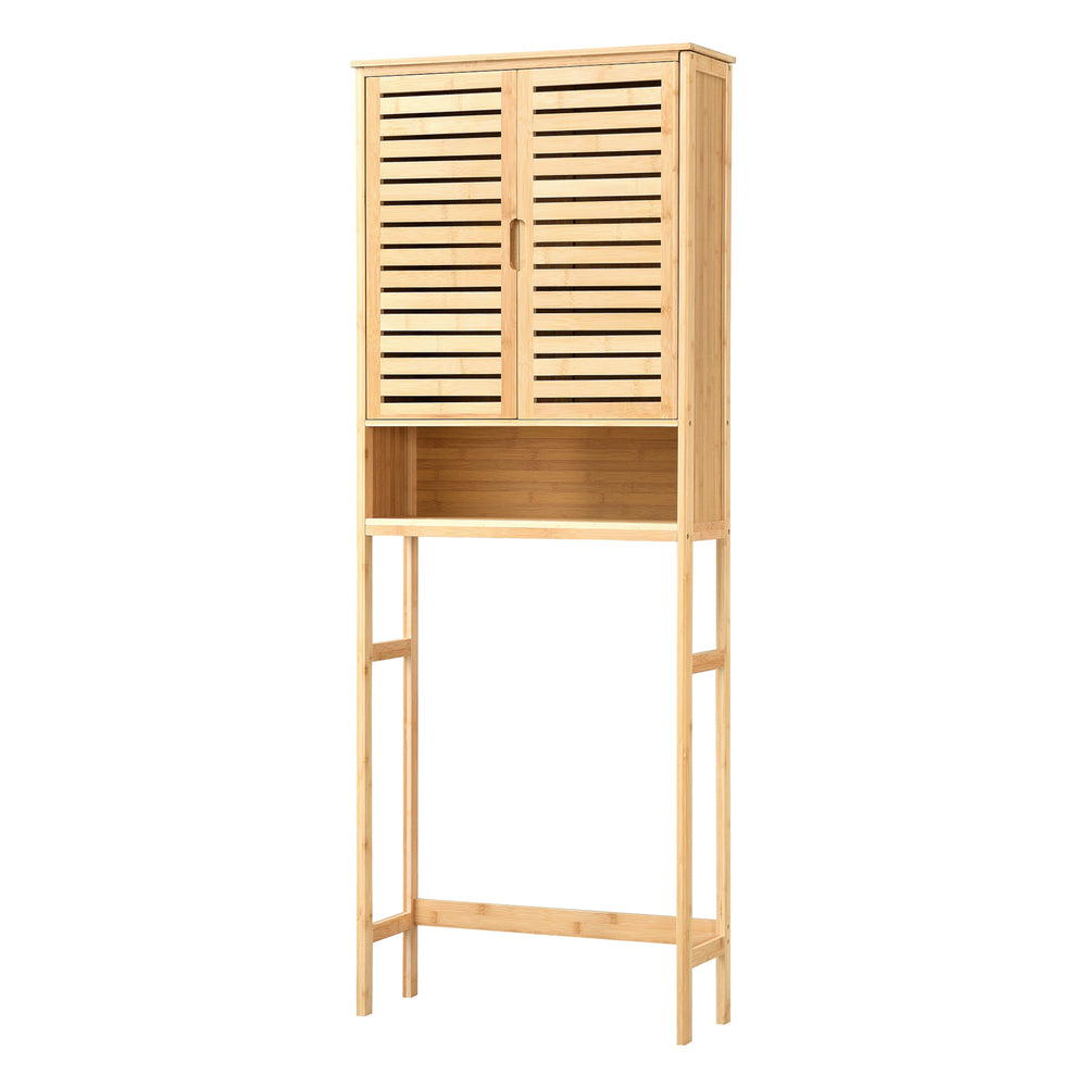 Toilettenkast Geta 170 x 66 x 23 cm Bamboe [en.casa] - premiumXL