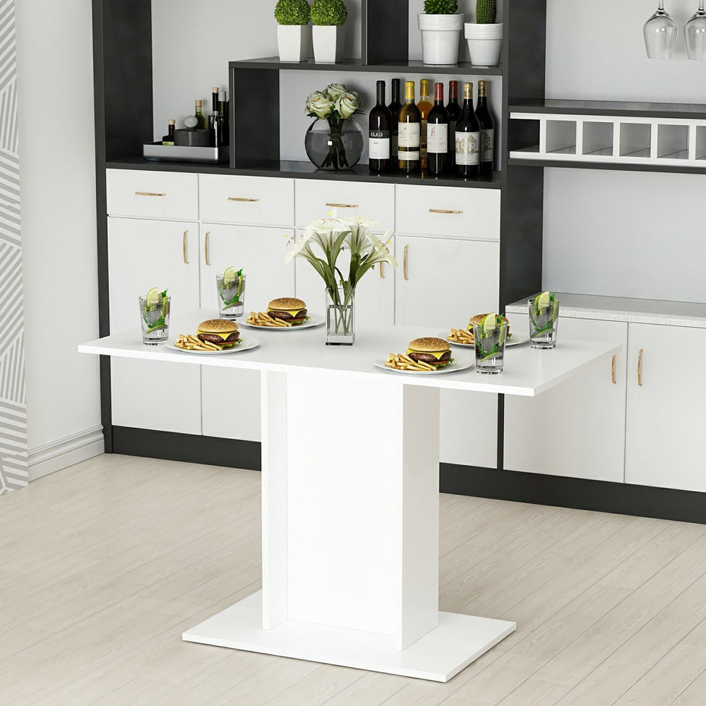Eettafel Galten voor 4 personen Wit [en.casa] - premiumXL