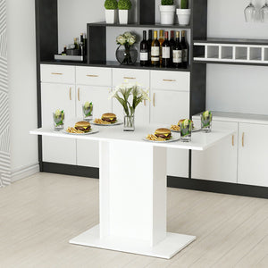 [en.casa] Eettafel Galten 75x120x60 cm wit